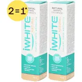 IWhite Natuurlijke tandpasta voor wittere tanden 2x75 ml Tandpasta