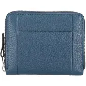 PICARD Leren portemonnee Pure 1 Wallet Deep Ocean petrol