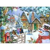 HOP - House of Puzzles Snowman's View Puzzel 1000 stukjes