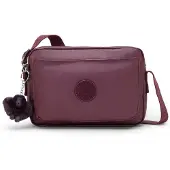 Kipling Schoudertas 'Abanu M' wijnrood