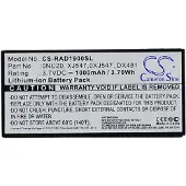 123accu Dell FR463 / U8735 / P9110 accu (3.7 V, 1000 mAh, huismerk)