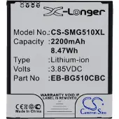 123accu Samsung EB-BG510CBC accu (3.85 V, 2200 mAh, huismerk)