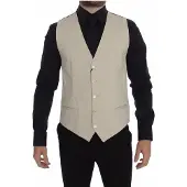 Dolce&Gabbana Beige Vest Classic Fit