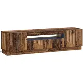 vidaXL LED tv-meubel Oud hout Bewerkt hout