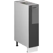 Vicco Apotheekkast Fame-Line Antraciet Hoogglans/Wit 20 cm zonder werkblad, Model 61668