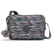 Kipling Schoudertas 'Abanu' lichtblauw / oranje / lichtroze / zwart