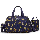 Kipling Handtas 'Camana' navy / bruin / geel