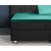 Primaviera Deluxe Splittopper Hoeslaken Satin Dark Green Satijn-180 x 200 cm