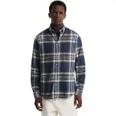 Barbour Overhemd Tailored Fit blauw