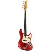 Sire Marcus Miller V7+ A4F Bright Metallic Red fretloze elektrische basgitaar