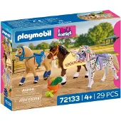 Playmobil Horses verzamelpaarden speelset - 3 paarden - 72133.