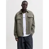 Jack & Jones - JCOFUSION JERSEY WAFFLE OVERSHIRT Heren Overhemd