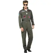 Smiffys Top gun licentie mannen kostuum | Deluxe (M)