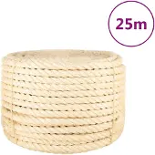 vidaXL Touw 20 mm 25 m 100% sisal