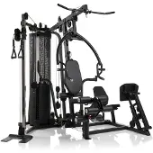 Hammer Krachtstation Autark 6800 met geïntegreerde leg press, 10-voudig verstelbare dubbele kabelzug, Push & Pull-module, butterfly-systeem en 100 kg gewichtsstapel |