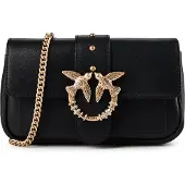 Pinko Schoudertas 'LOVE POCKET' zwart