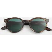 Ace & tate Pierce-large-metal-nose-pad-tigerwood-v2-sun Maat: L | Zonnebrillen Outlet | Unisex | Bruin