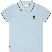 Weekend Offender Kinder Amorite Tipped Katoenen Polo Shirt (Cloud)