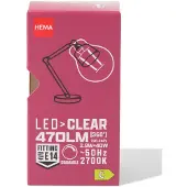 HEMA Led kogel clear E14 2.9W 470lm dim