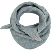 Knit Factory Yuna Mini Driehoeksjaal - Stone Green - 125x35 cm