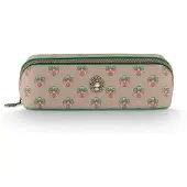 Pip studio Toilettas Bags Cyrille Cosmetic Bag Small Jaipur Flower Khaki-Green 20x7,5x