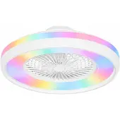 Freelight - Plafondventilator Ventola Tuya Ø 60 cm RGB wit