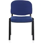Hjh OFFICE XT 600 4 stuks per pakket - Vergaderstoel / bezoekerstoel Blauw