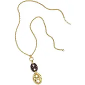 Yehwang Roestvrijstalen Lange Ketting met Organische Bedel – Simple Daily Simple Series