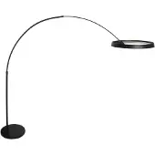 Steinhauer Booglamp Ringlux 4742ZW Zwart – Grote dimbare LED ring Ø60 cm