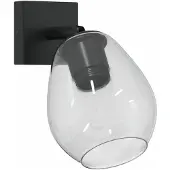 vidaXL Plafondspot Zwart 13 x 13 x 26 cm Glas en Metaal