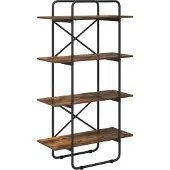 vidaXL Boekenplank 4-laags 60 x 35 x 140 cm PB Gerookt eiken