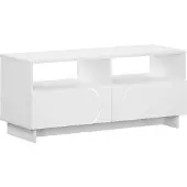vidaXL Tv-meubel 90 x 34,5 x 40 cm Wit Bewerkt hout