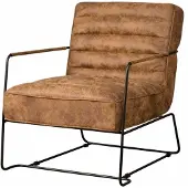 Tower Living Fauteuil Bari - Cognac Stof - 85x66x78cm