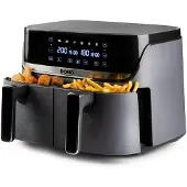 Domo Airfryer 2850 W Zwart, Zilver