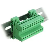 DeLOCK DIN railmontage 35 mm - Groen -