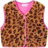 Someone VEERLE-SG-13-G Meisjes Gilet - DARK BEIGE