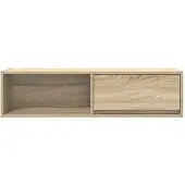 vidaXL Tv-meubelen 2 st 100x31x25,5cm bewerkt hout sonoma eikenkleurig