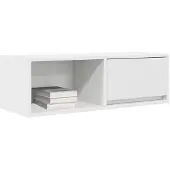 vidaXL TV-meubel 80x31x25,5 cm bewerkt hout wit