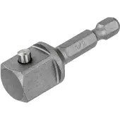 DeWalt DT7512 IMPACT slagschroefadapter 1/4 zeskant naar 1/2 vierkant