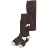 Like Flo Tess gebreide maillot met print - chocoladebruin Meisjes Katoen - maat 23-26