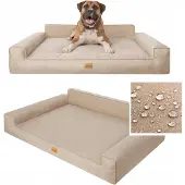PillowPrim XXL Hondenkussen Waterdicht & Duurzaam 115x79cm - Beige Ekolen