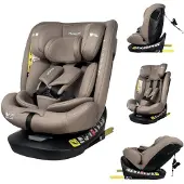 MamaLoes Sef Taupe Luxe 40-150 cm 360° i-Size Autostoel