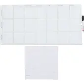 HEMA Whiteboard met beschrijfbare magneten 60x29.5cm week