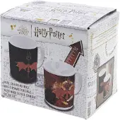 Stor Harry Potter, Keramische Mok 325 ml met Kleurverandering, Wit / Zwart