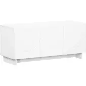 vidaXL TV-meubel 90 x 34,5 x 40 cm Wit Bewerkt hout