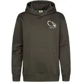 Petrol Industries hoodie met backprint - donkergroen Sweater Backprint - maat 176