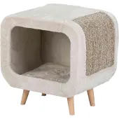 Trixie alicia relax huis lichtgrijs/grijs gemeleerd - 48x48x38 cm