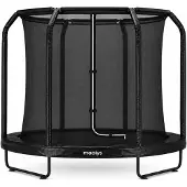 Mooiys Kinder Trampoline 305cm - Met Veiligheidsnet en Ladder - Zwart