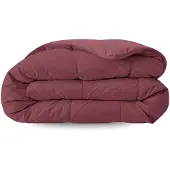 Zelesta Pure Uni Katoen Zomerdekbed - Bordeauxrood 200x200cm