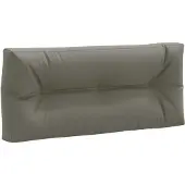 vidaXL Palletrugkussen VIANEN 100% Polyester Grijs 120 x 40 x 12 cm